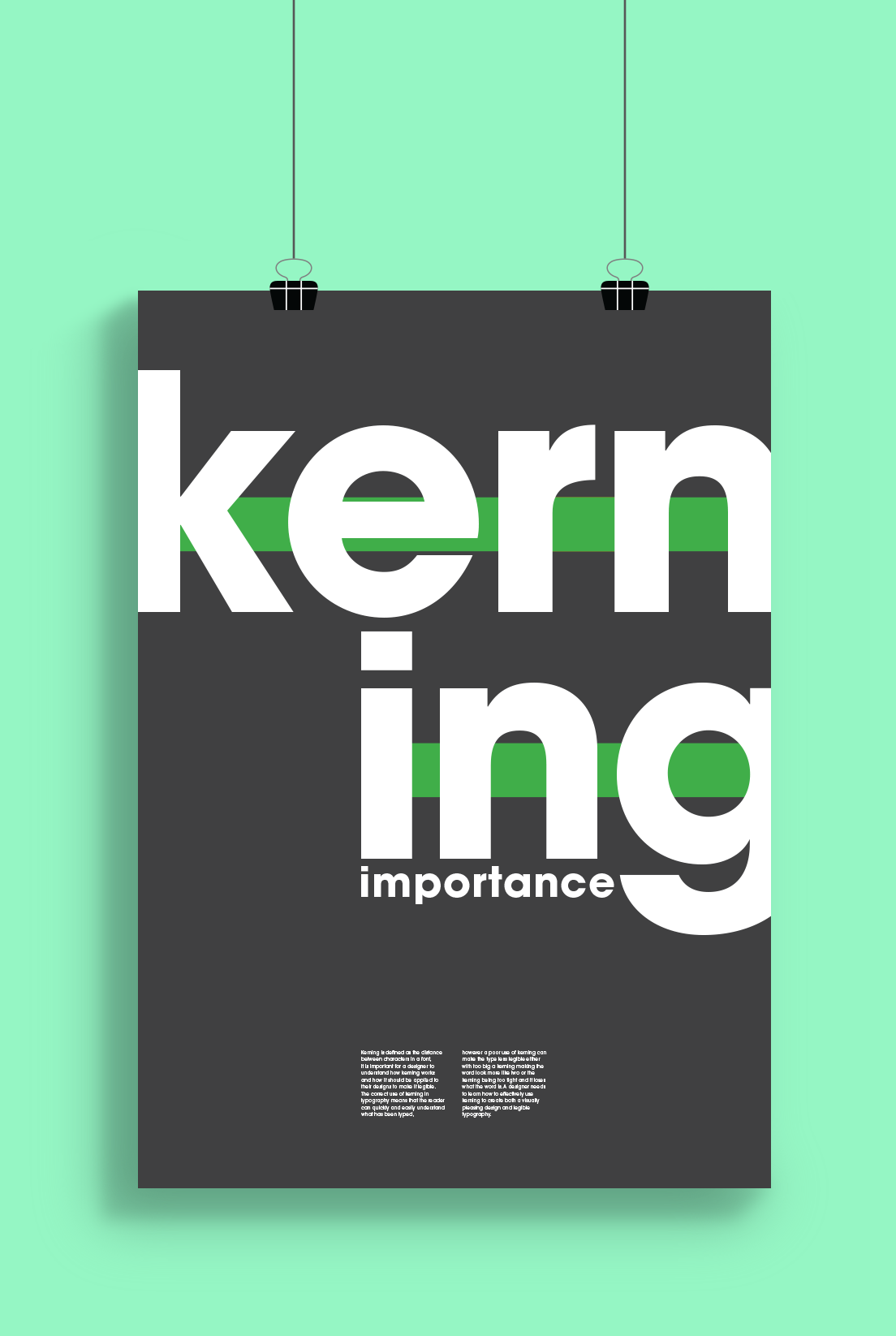 Kerning Poster